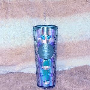 NWT Starbucks Venti Mermaid Scale Fluorescent Tumbler